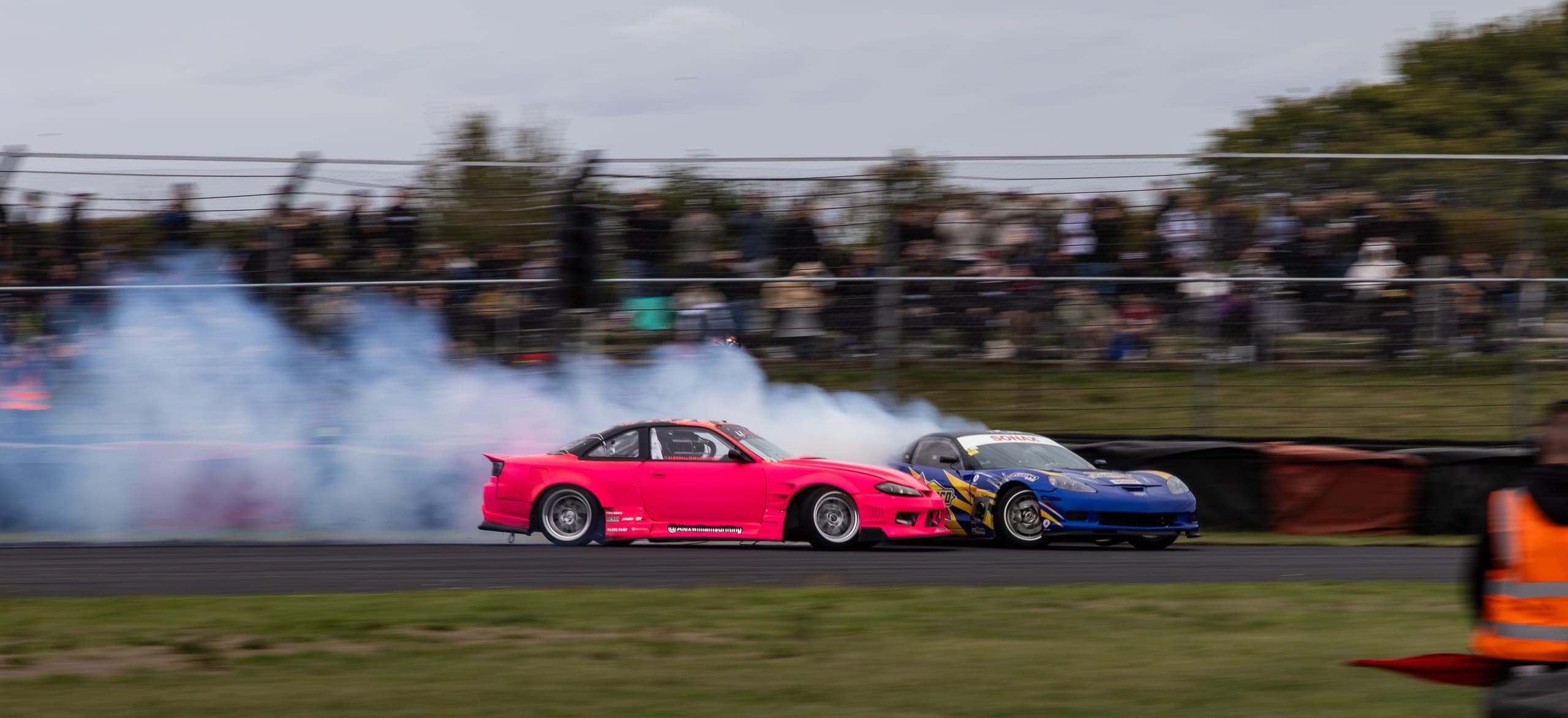 Alex Williams drifting at AdamLZ World Tour 2026