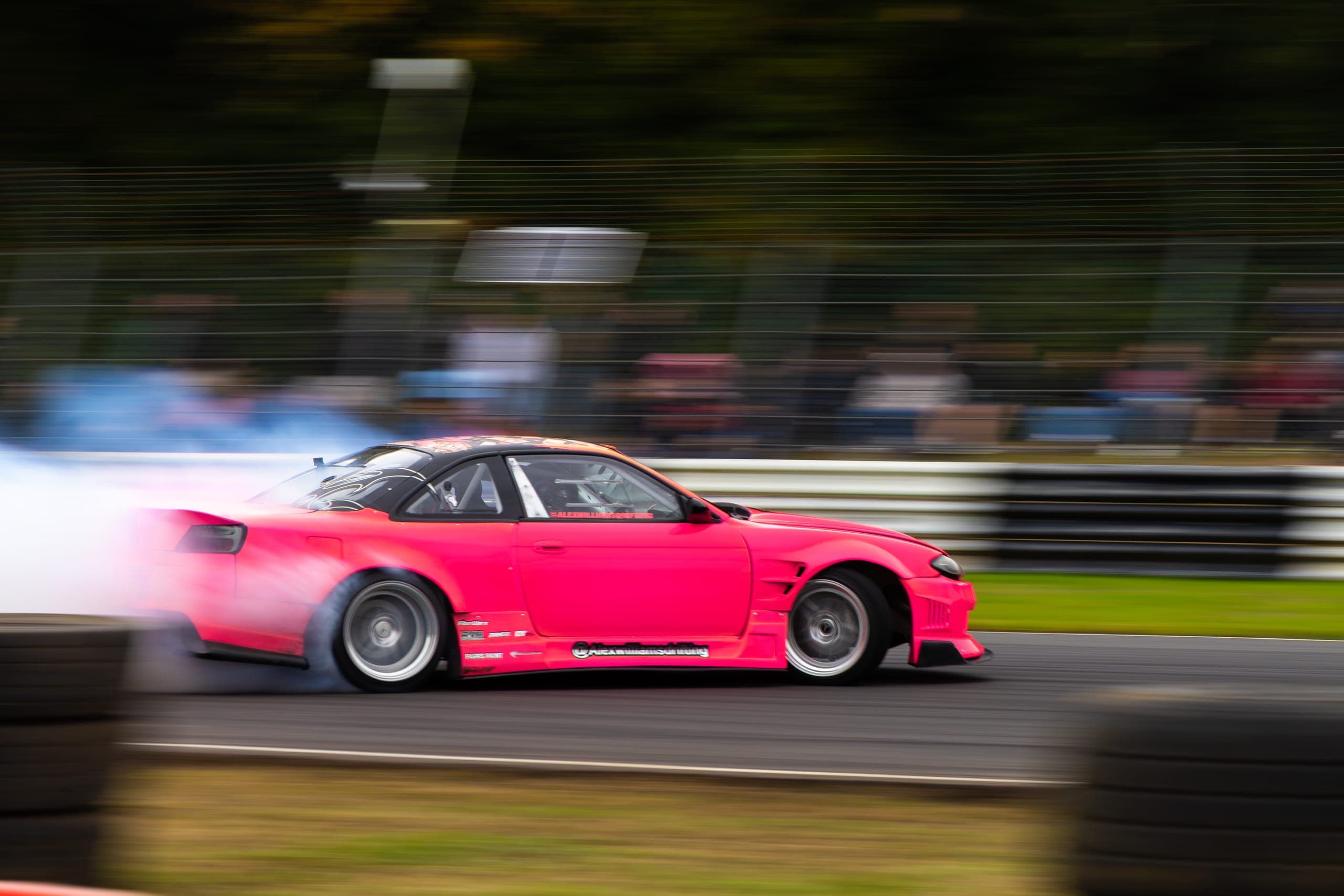 Alex Williams drifting at AdamLZ World Tour 2026