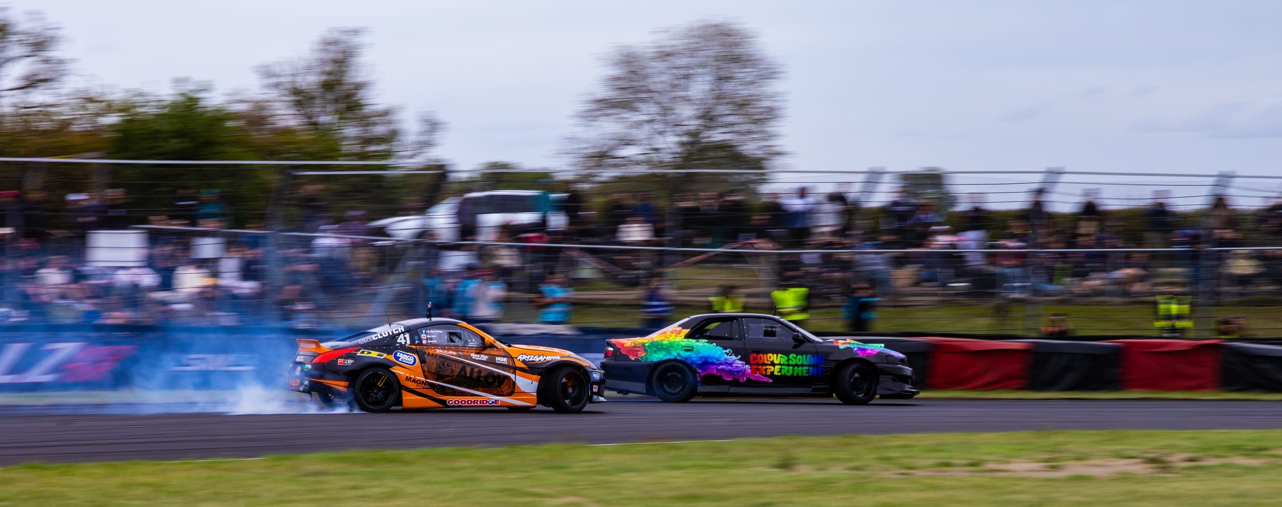 BizzDrift drifting at AdamLZ World Tour 2026