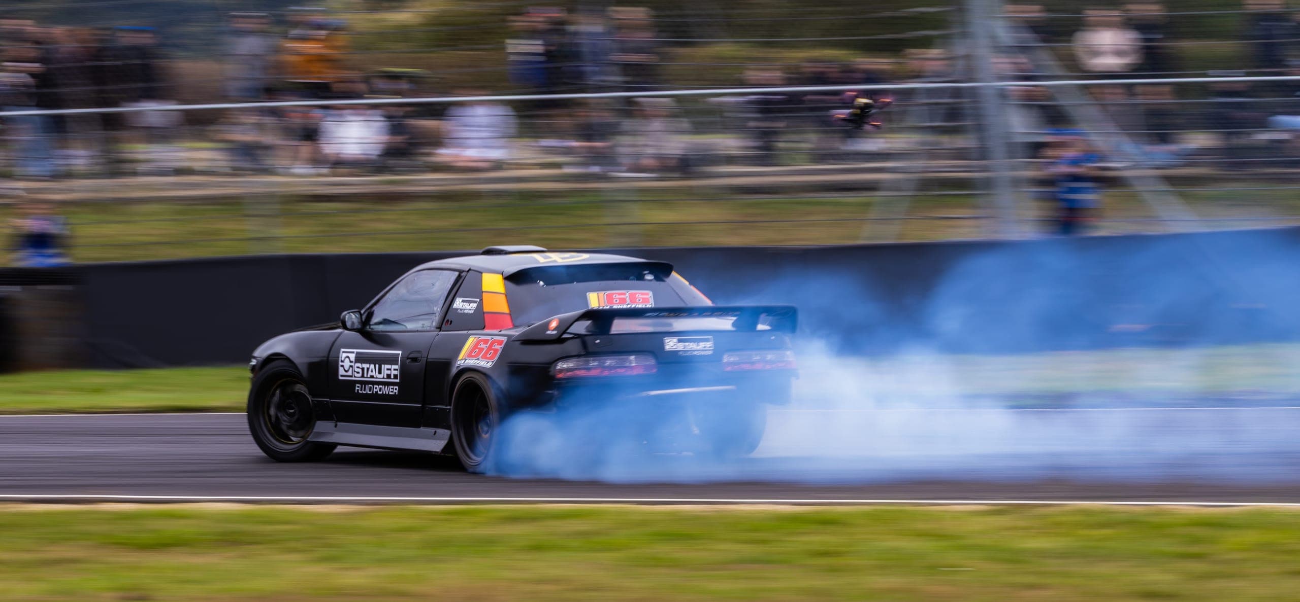 Sam Sheffeild drifting at AdamLZ World Tour 2026
